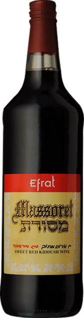 Efrat Masoret Sweet Red Kiddush Wine