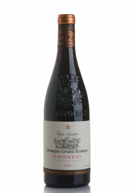 Vin Gigondas Domaine Grand Romane Rouge Vieilles Vignes 2020