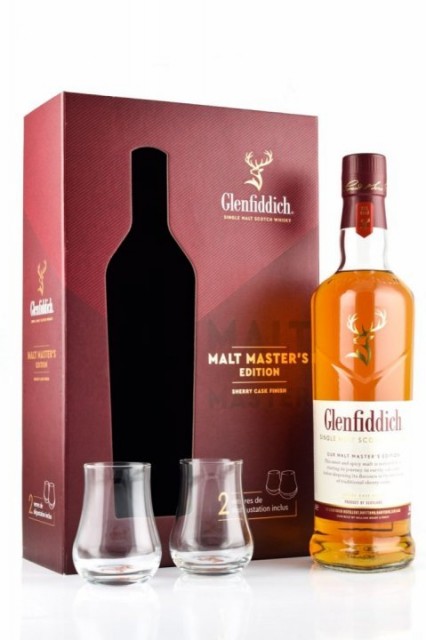 Glenfiddich Malt Master's Edition Sherry Cask Finish cu Pahare
